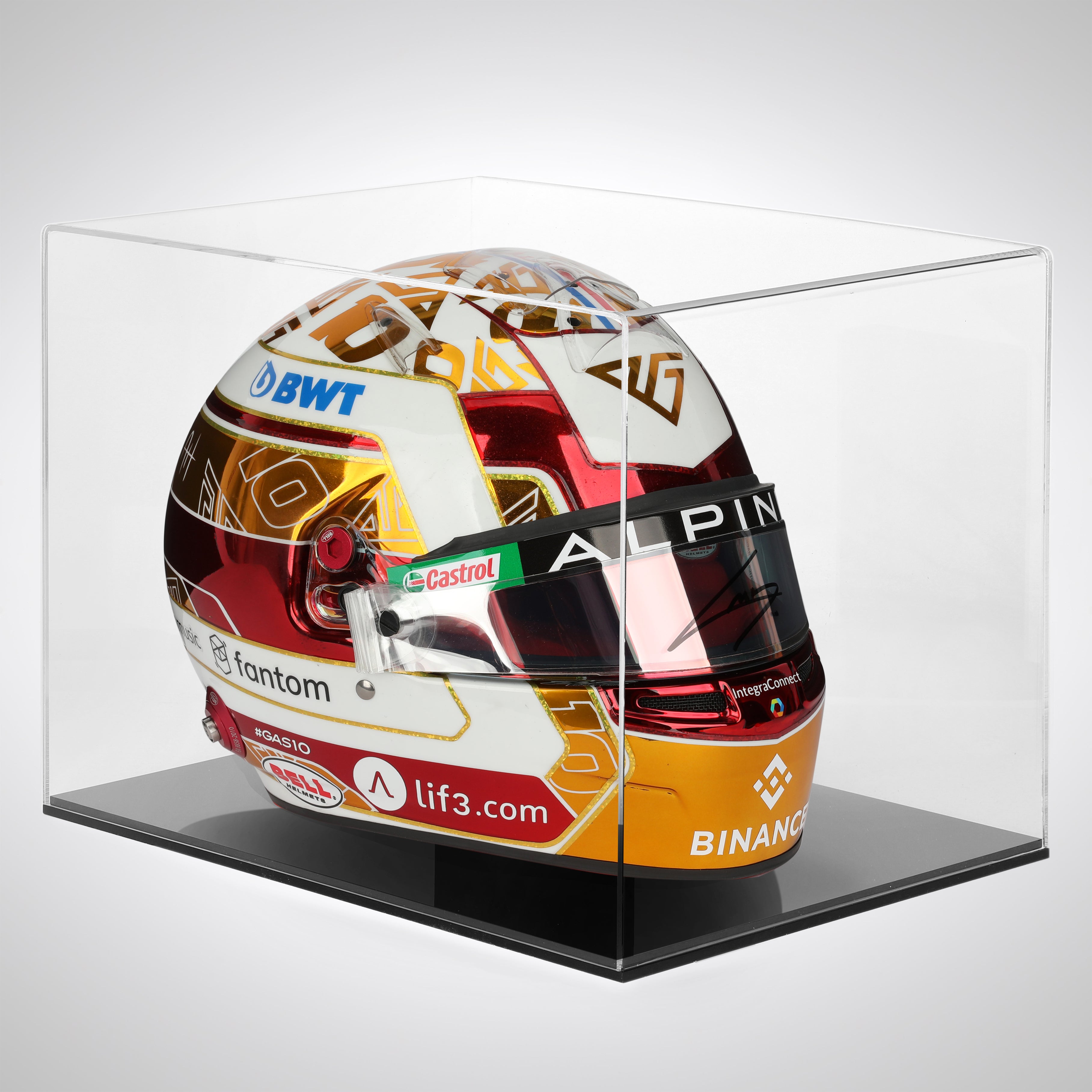 Pierre Gasly 2023 Race Used Signed Helmet – Italian GP